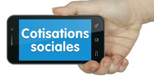 Assurance maladie, CSG, allocations familliales... sont à régler mensuellement ou trimestriellement.